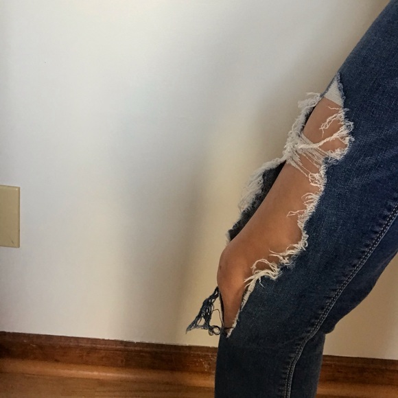 Stretchy Ripped Mudd High Rise Jeggings - Picture 2 of 2